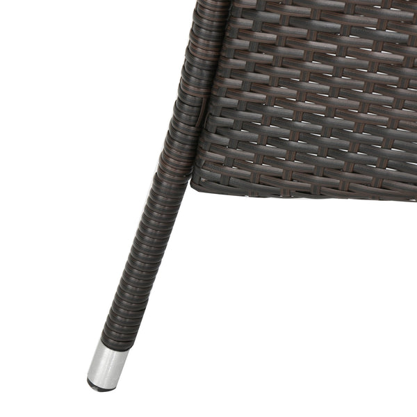 English Elm Christopher Knight Home® - CORSICA Oval Dining Table in Brown Multi Rattan – Durable PE Wicker Seating for 6, 69" x 38" x 28.5" 56315.00BRN