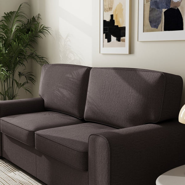 English Elm 69.6" Chenille Upholstered Loveseat with Spring Cushions and Metal Frame for Modern Spaces Grey W3568P431423