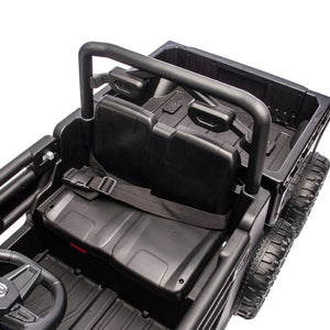 English Elm 24v 400w Six Wheel Kids Electric Dump Truck 4wd Remote Control Ride on Toy Black W1578P353176