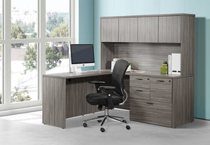 OSP Home Furnishings Mesh Task Chair with Lumbar Support Breathable Seat and Ergonomic Arms for Home Office EM91027C-3
