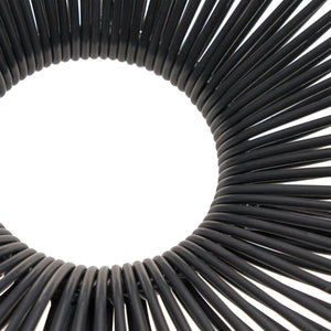 English Elm Christopher Knight Home® - ANSON Woven Outdoor Chair Set of 2 with Steel Frame — Modern Hammock Weave Design for Patio Comfort Black N773P188736B