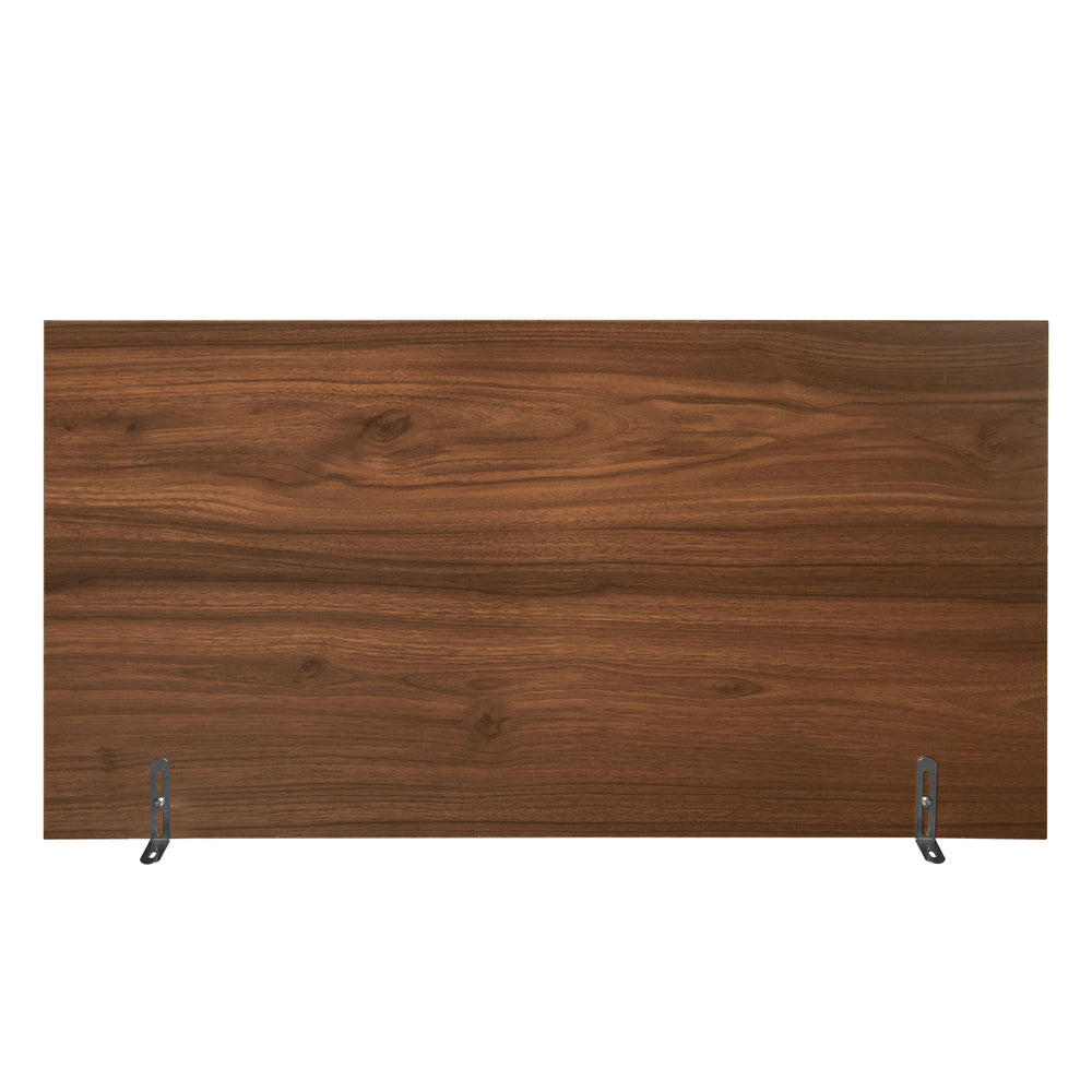 English Elm 4 Triamine Waterproof 4-Door Cabinet with Drawer, Adjustable Shelves, Metal Hinges, 180° Openability W688141543