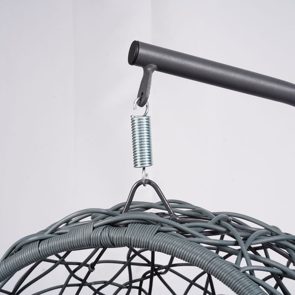 English Elm Cat Swing Bed With Stand & Cushion - Cozy Indoor Hammock For Cats, Small Dogs & Pets, Stylish Design W2500P283871