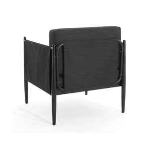 English Elm Christopher Knight Home® - DAWSON Black Aluminum Outdoor Club Chairs - 2PCS Water-Resistant Cushions, Sturdy Rustproof Frame N775P247810B