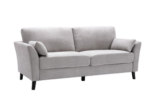 English Elm Damiano Three Piece Woven Fabric Living Room Set with Sofa Loveseat and Accent Chair B2749S00148