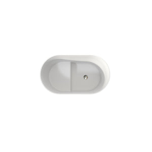 English Elm 39 Inch Eco Stone Resin Freestanding Soaking Tub Matte Finish Spa Bath T3785P353970