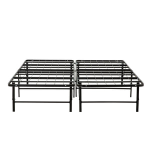 English Elm Metal Metal Mattress Foundation Bed Frame Cal King Size Sturdy Steel Support with Under-Bed Storage 92-inch Black 41 L x 30 W x 6 H B011P204498