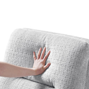 English Elm Comfortable Swivel Chair with Ottoman, Chenille Upholstery, Silver Metal Base, Plush Modern Comfort Gray 30 L x 35 W x 30 H B011P304985