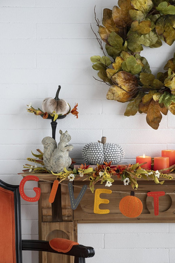 English Elm Set Of 2 Knitted Pumpkins - Cozy Farmhouse Decor For Thanksgiving, Fall Festivals, And Halloween W2078P246700-GIGA