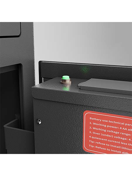 English Elm Depository Heavy-Duty Drop Safe with Digital Lock, Anti-Fishing Slot, Steel Boltable Security Box W396P195560