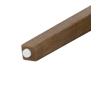 English Elm Christopher Knight Home® - Upholstered Back Side Dining Chair with Rubber Wood Legs, Cushioned Seat and Supportive Back for Stylish Comfort Walnut N768P283422W