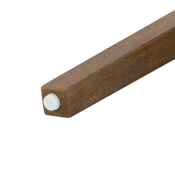 English Elm Christopher Knight Home® - Upholstered Back Side Dining Chair with Rubber Wood Legs, Cushioned Seat and Supportive Back for Stylish Comfort Walnut N768P283422W