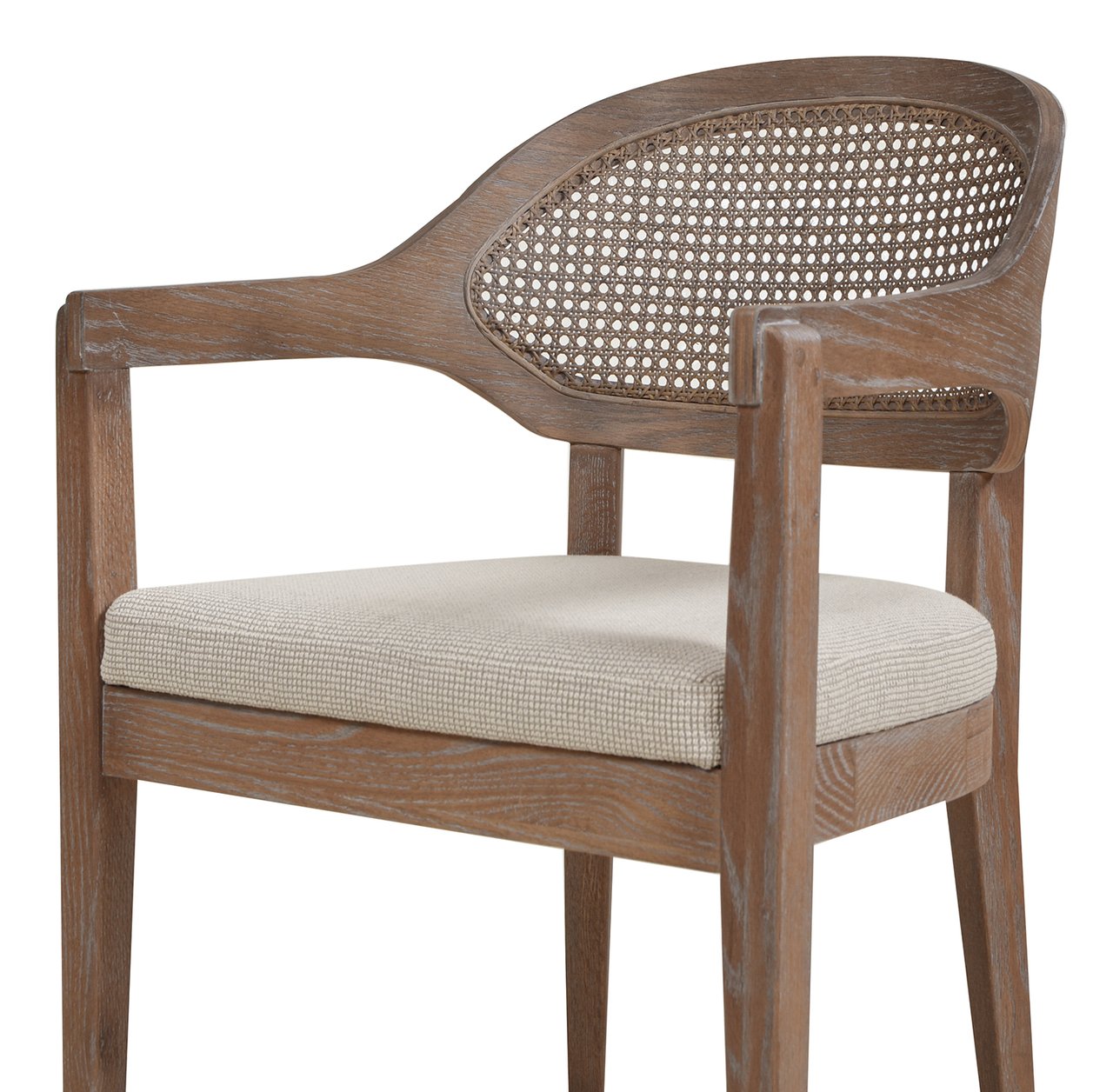 Jennifer Taylor Home Americana Mid-Century Modern Cane Back Dining Chair - Thumbnail 4