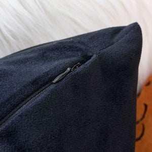 English Elm Trick Or Treat Halloween Lumbar Pillow – Plush Black Velvet Cushion With Charming Embroidery & Support B357P360661-GIGA