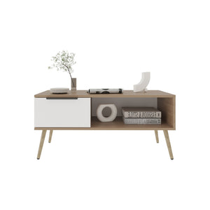 English Elm Lavelle Melamine Wood Coffee Table Compact Modern Design for Living Room Spaces B092P474477
