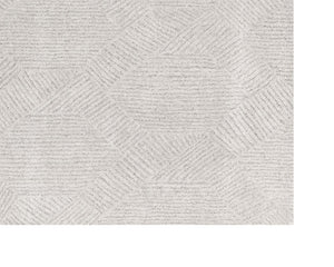 Sunpan Calais Hand-Tufted Wool-Viscose Rug with Unique Geometric Pattern for Modern Contemporary Spaces 10' X 14'