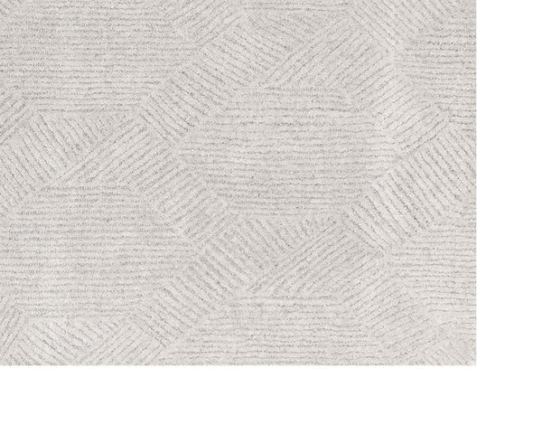 Sunpan Calais Hand-Tufted Wool-Viscose Rug with Unique Geometric Pattern for Modern Contemporary Spaces 10' X 14'