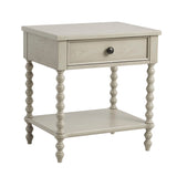 Madison Park Signature Beckett Traditional Nightstand MPS136-0288 Antique Cream