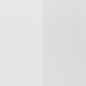 English Elm Strick White High Gloss Queen LED Panel Bed with Solid Wood/MDF, Slatted Design, Energy-Saving Light B062S00671