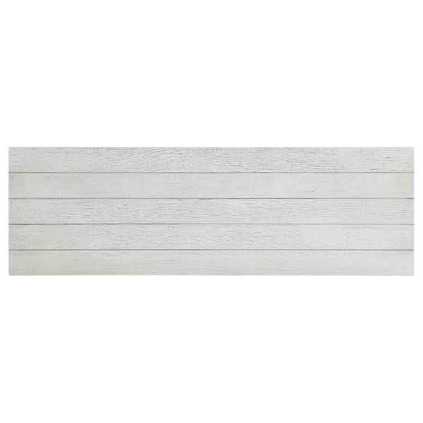 English Elm Castleton Distressed White Pine Console Table with Open Shelf for Entryway Hallway B062P451671
