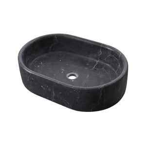 English Elm Luxury Solid Marble Vessel Sink Wavy Organic Stone Basin Matte Honed Vanity Bowl W1696P408022