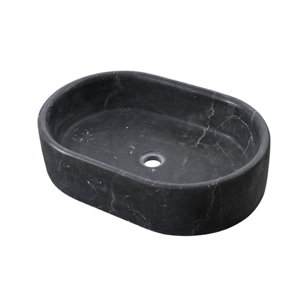 English Elm Luxury Solid Marble Vessel Sink Wavy Organic Stone Basin Matte Honed Vanity Bowl W1696P408022