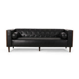 Christopher Knight Home® - Noble House - Faraway Contemporary Tufted Deep Seated Sofa with Accent Pillows