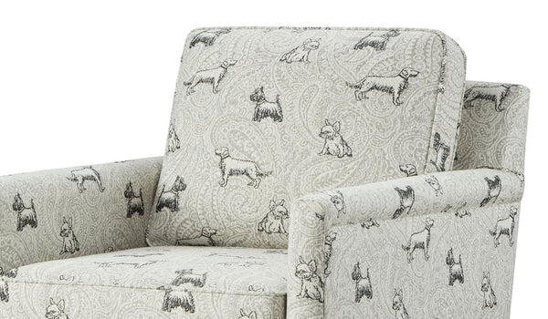 English Elm Transitional High Back Stripe Chair with Rolled Arms for Coastal Comfort and Supportive Seating Appeal Multi 30.5 L x 36.5 W x 28 H B2741P376974