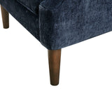 Madison Park Qwen Transitional Button Tufted Accent Chair MP100-1121 Navy