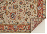 Feizy Rugs Carrington Hand Knotted Wool Rug - Timeless Oushak Motifs With Rich Colors And Durable Design Ivory,Red,Blue Wool 9826805fbgerstf99