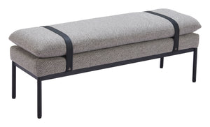 Padd Bench Gray 110354 Zuo Modern