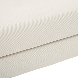 English Elm UNITED modular foldable sofa with metal frame, corduroy upholstery, side pocket & quick assembly convenience Beige W1568P374080