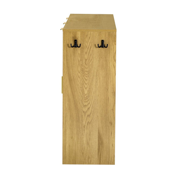 English Elm U-Style Farmhouse Sideboard With 3 Drawers & 4 Doors – Stylish Storage Buffet For Every Room! N711P345213O-GIGA