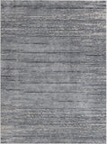 Unique Loom Oasis Calm Machine Made Abstract Rug Gray, Ivory 9' 0" x 12' 2"