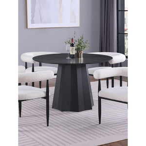 English Elm Maxine Brown Mindi Veneer Square Counter Height Table for Farmhouse Dining Rooms B062S01448