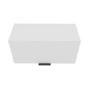 English Elm Wall Wall Cabinet White 1 Door 1 Shelf – Modern Engineered Wood Bathroom Kitchen Storage 20" Wрем B097P369425