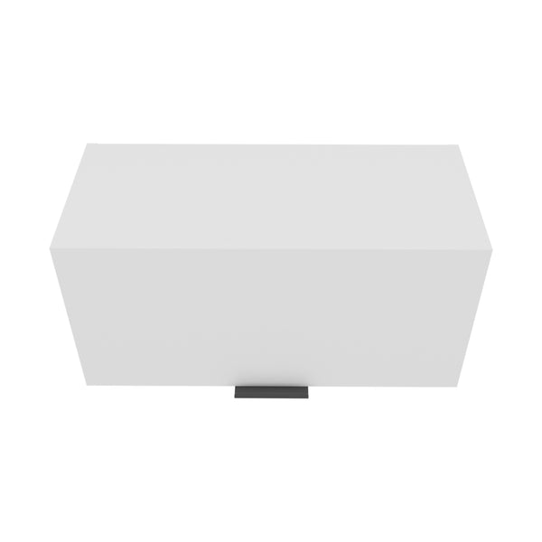 English Elm Wall Wall Cabinet White 1 Door 1 Shelf – Modern Engineered Wood Bathroom Kitchen Storage 20" Wрем B097P369425