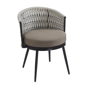 English Elm Christopher Knight Home® - Outdoor Dining Set Premium Acacia Wood Table with Handwoven Rope Chairs and Weatherproof Cushions for Stylish Outdoor Entertaining Beige,Rustic,Teak N770P290585C006_57192.00