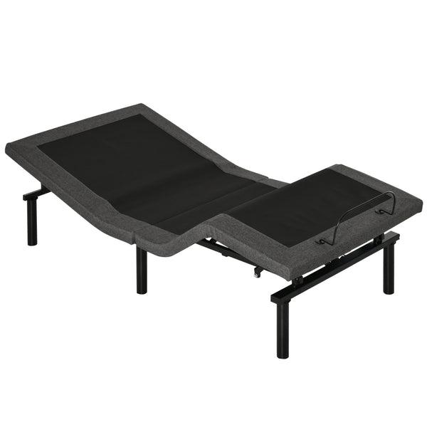 English Elm HOMCOM Twin XL Power Adjustable Bed Frame — Zero Gravity Memory Positions, Wireless Remote, 440lb Capacity W2225P229653