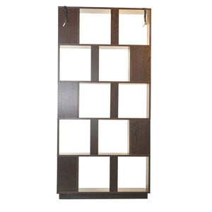 English Elm 31.5" Tall 5-tier Mdf Bookcase Slim Open Shelving Unit for Office Bedroom Living Room Ox Blood Red W2899P444162