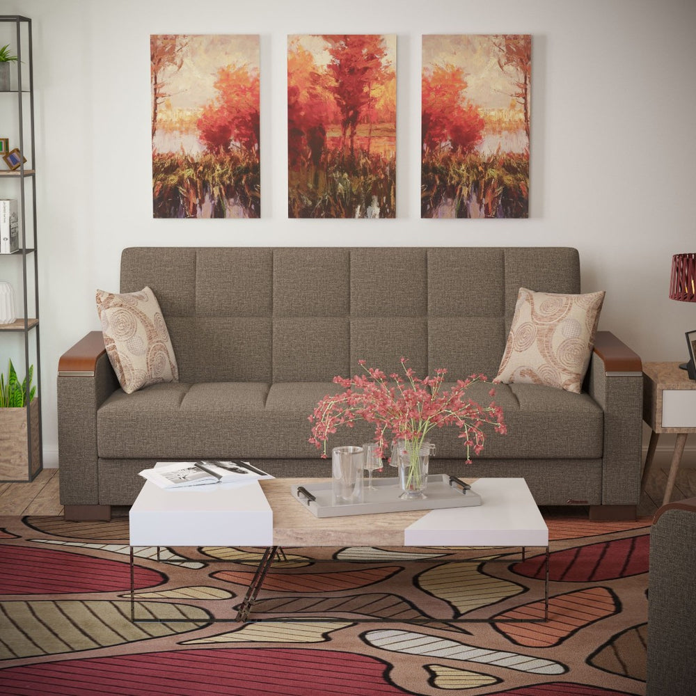 English Elm Primenest Zenaero Convertible Upholstered Sofabed With Storage - Stylish Comfort & Space-Saving Solution B030P286539-GIGA