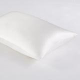 Madison Park Silk Casual 100% Mulberry Single Pillowcase MP21-7478 White