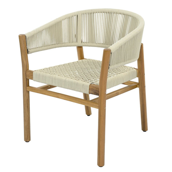 English Elm Modern Chenille Accent Chair with Ottoman Plush Wide Seat Curved Arms for Bedroom Teak+ Beige N719P428476A