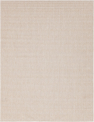 Unique Loom Outdoor Trellis Deco Trellis Machine Made Trellis Rug Taupe, Ivory 9' 0" x 12' 0"