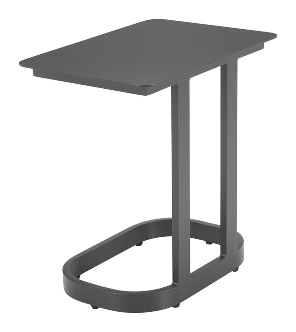 Zuo Modern Friss End Table - Modern Aluminum Design For Versatile Living Spaces, Perfect For Hospitality Use Black Aluminum 704067-zuo-modern