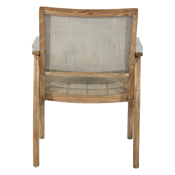 OSP Home Furnishings Lavine Cane Armchair Rustic Natural