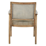 OSP Home Furnishings Lavine Cane Armchair Rustic Natural