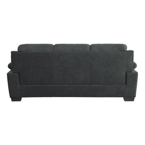 English Elm Hugh Channel Tufted Sofa Seats Three with Pocket Coil Cushions for Living Room B056P416893