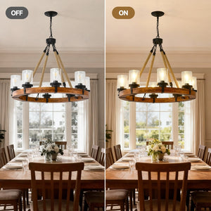 English Elm Modern Crystal Branch Chandelier Gold Aluminum Adjustable Arms Dining Room Glam W5008P390671