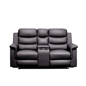 English Elm Reclining Loveseat Slipcover Stretch Fit with Console and Cup Holder Access W2297S00031